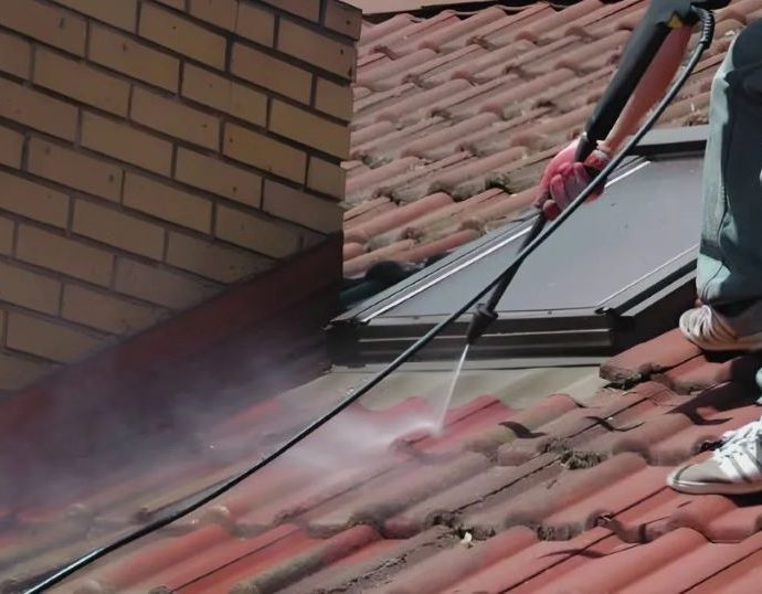 Guide to roof pressure washing and pool water recycling for a cleaner, longer-lasting roof