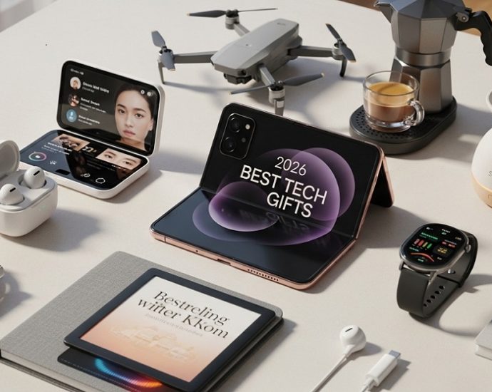 best tech gifts for women wearable gadgets smartwatch earbuds tablet setup